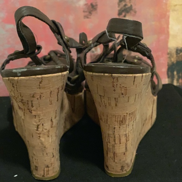 Steve Madden T-strap Wedge Sandal - Picture 2 of 4